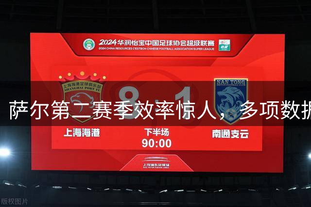 萨尔第二赛季效率惊人，多项数据超越同期加内特